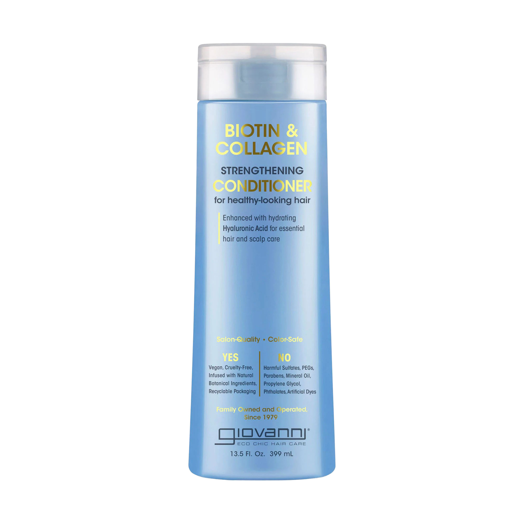 Зміцнювальний кондиціонер для волосся Giovanni Biotin &amp; Collagen Strengthening Conditioner Біотин та колаген, 399 мл